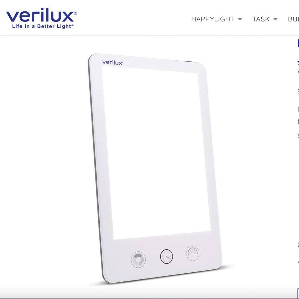 HappyLight Luxe - LED Light Therapy Lamp (SAD Lamp)